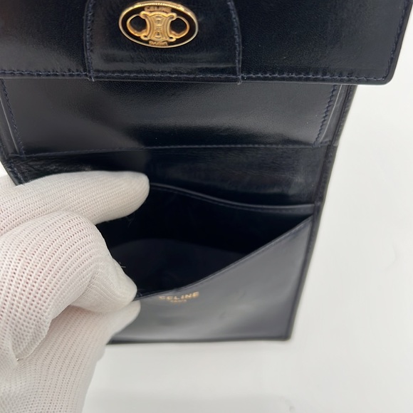 Celine Dark Navy Leather Wallet - Picture 15 of 15